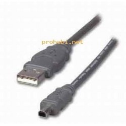 USB cable A - mini B (4 pin)