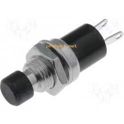 TIPKA ZA PANEL-OKROGLA-ČRNA